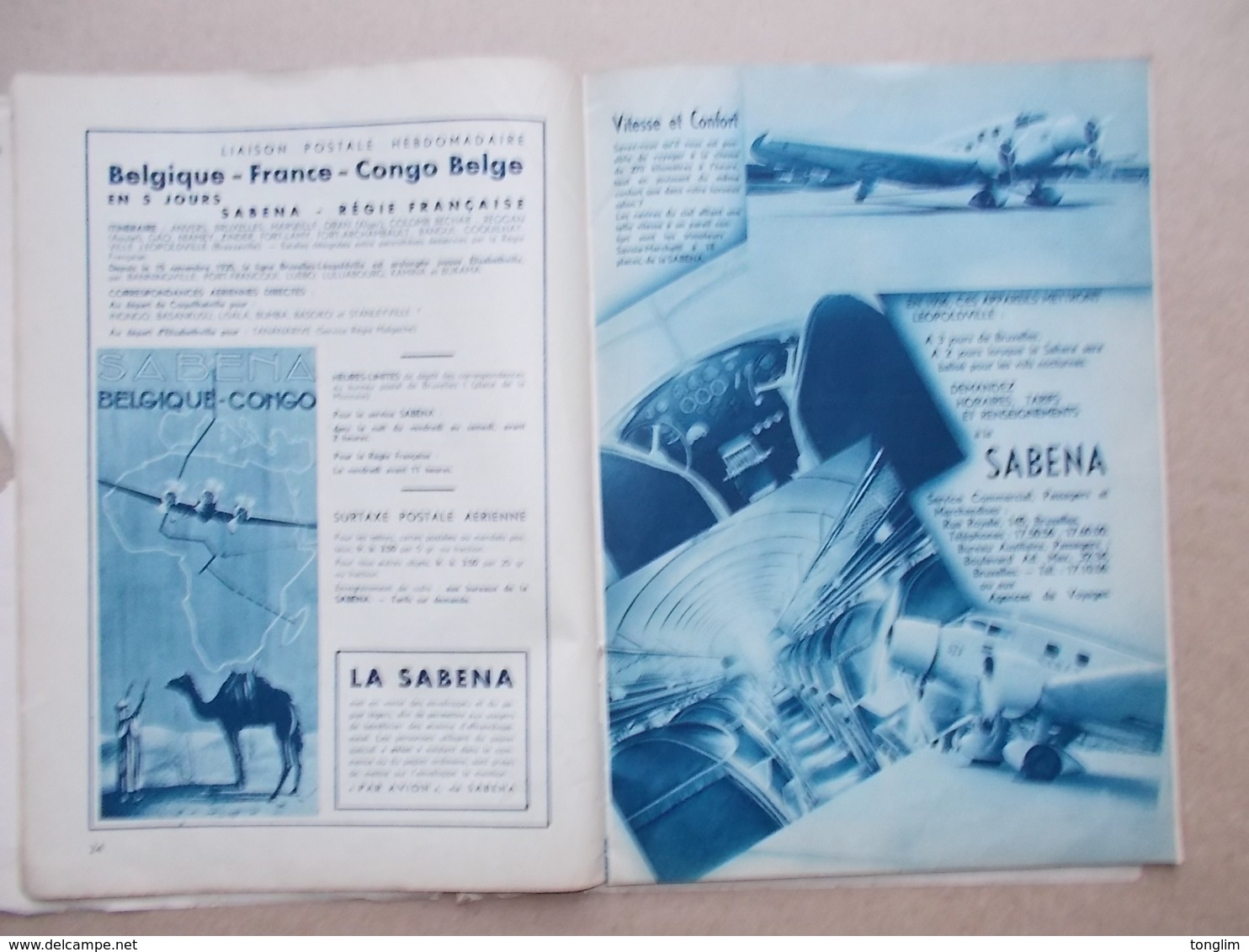 ALMANACH  DE L AVIATION BELGE   1936 - Aviation