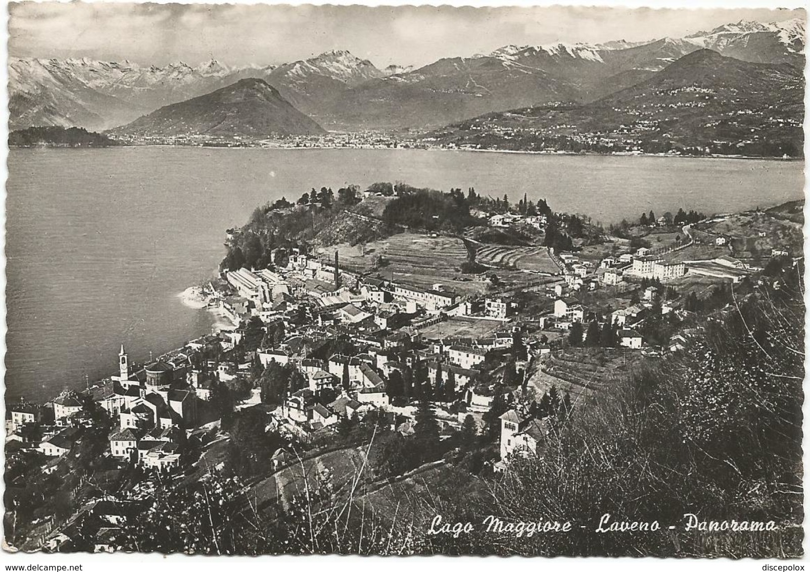 Y5206 Laveno (Varese) - Panorama Col Lago Maggiore / Viaggiata 1955 - Altri & Non Classificati