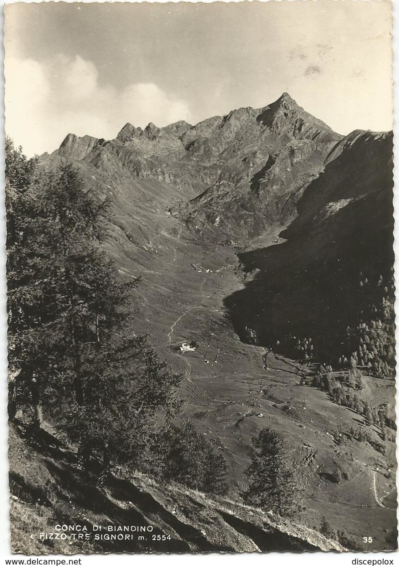 Y5224 Conca Di Biandino (Lecco) - Pizzo Tre Signori - Panorama / Viaggiata 1963 - Altri & Non Classificati