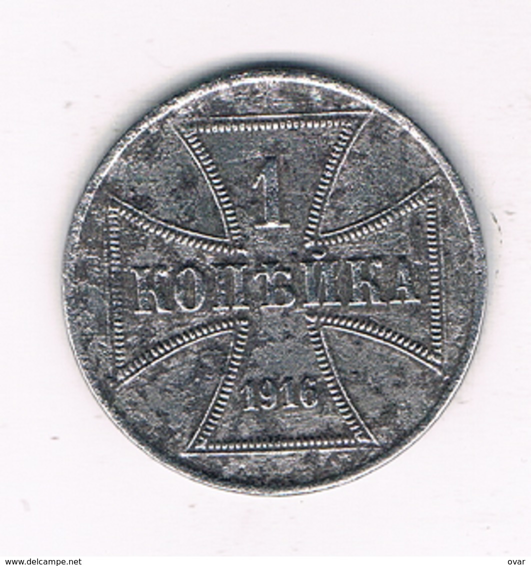 1 KOPEK 1916 A ZONE-OST  POLEN /420/ - Polen