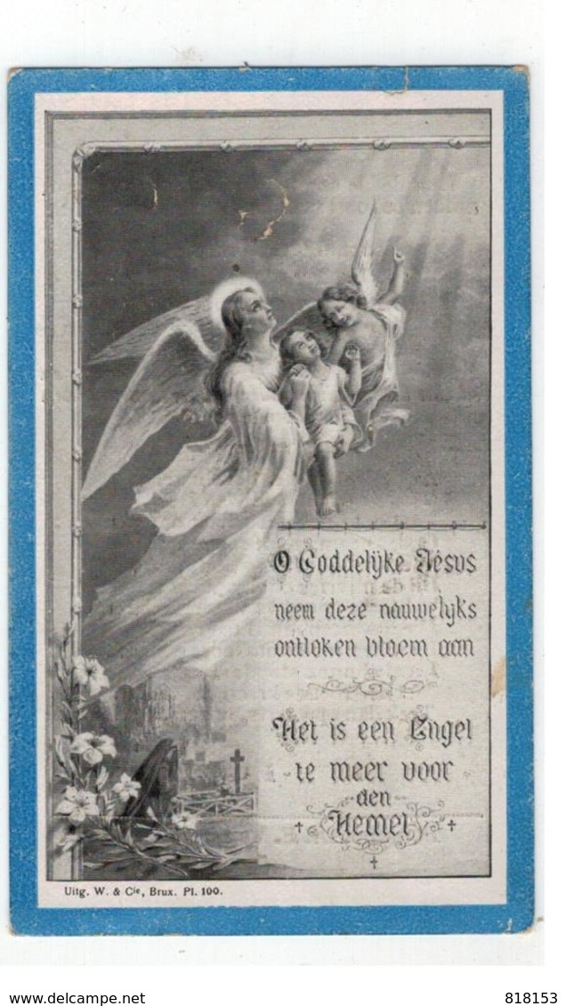 DP Maria Theresia Melania Borgions Geb.Booischot 1917 Dochterken V EDUARD BORGIONS-GORIS,gestorven Booischot 1918 - Religion & Esotérisme