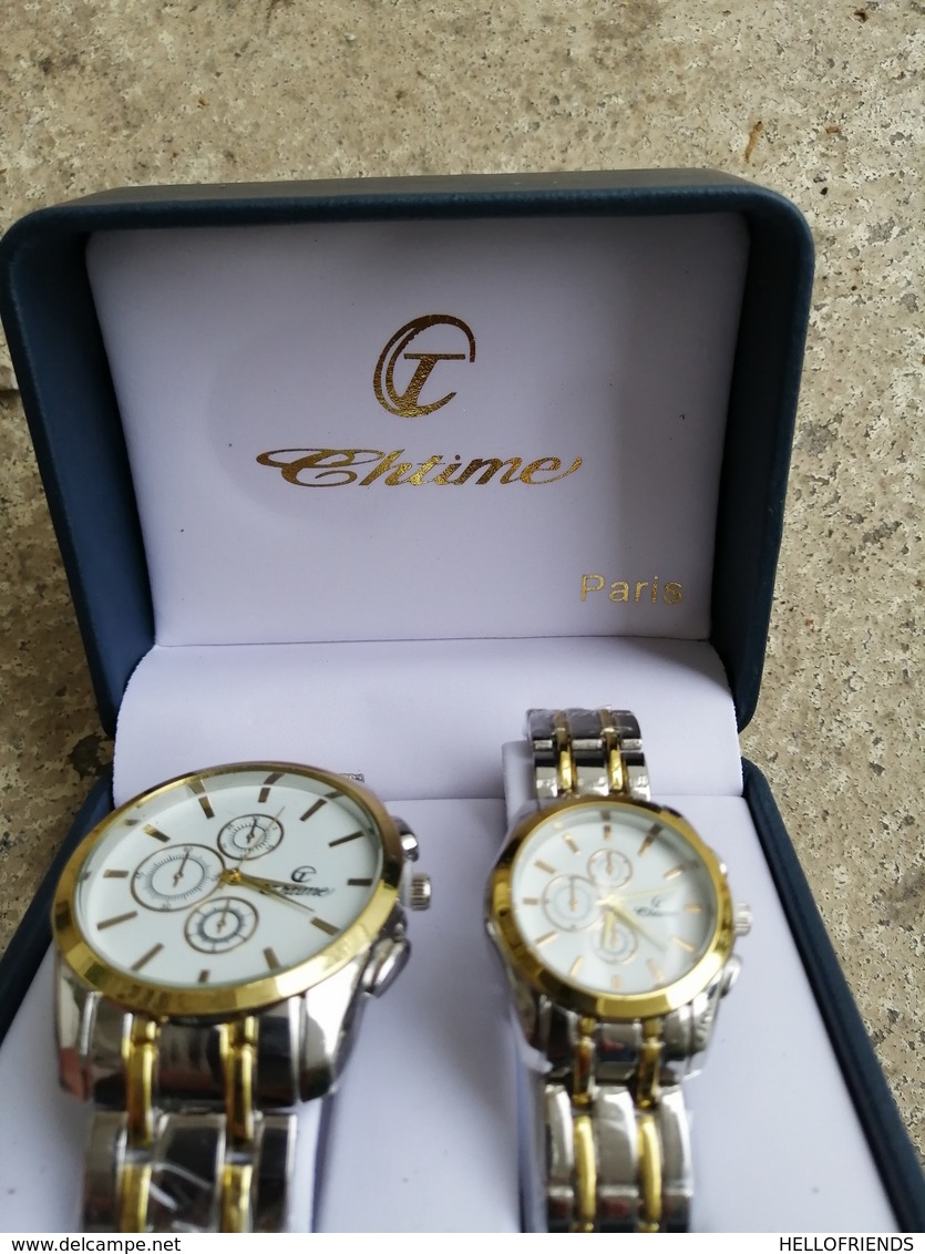 COFFRET DUO AVEC UNE MONTRE HOMME ET UNE MONTRE FEMME - Montres Modernes