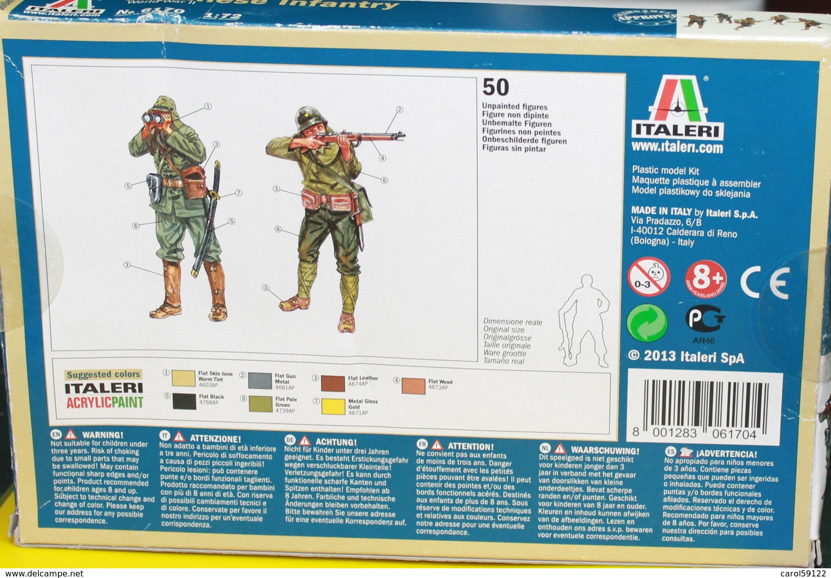 Modèle Réduit ITALERI 1/72 Japaneese Infantry WWII - Autres & Non Classés