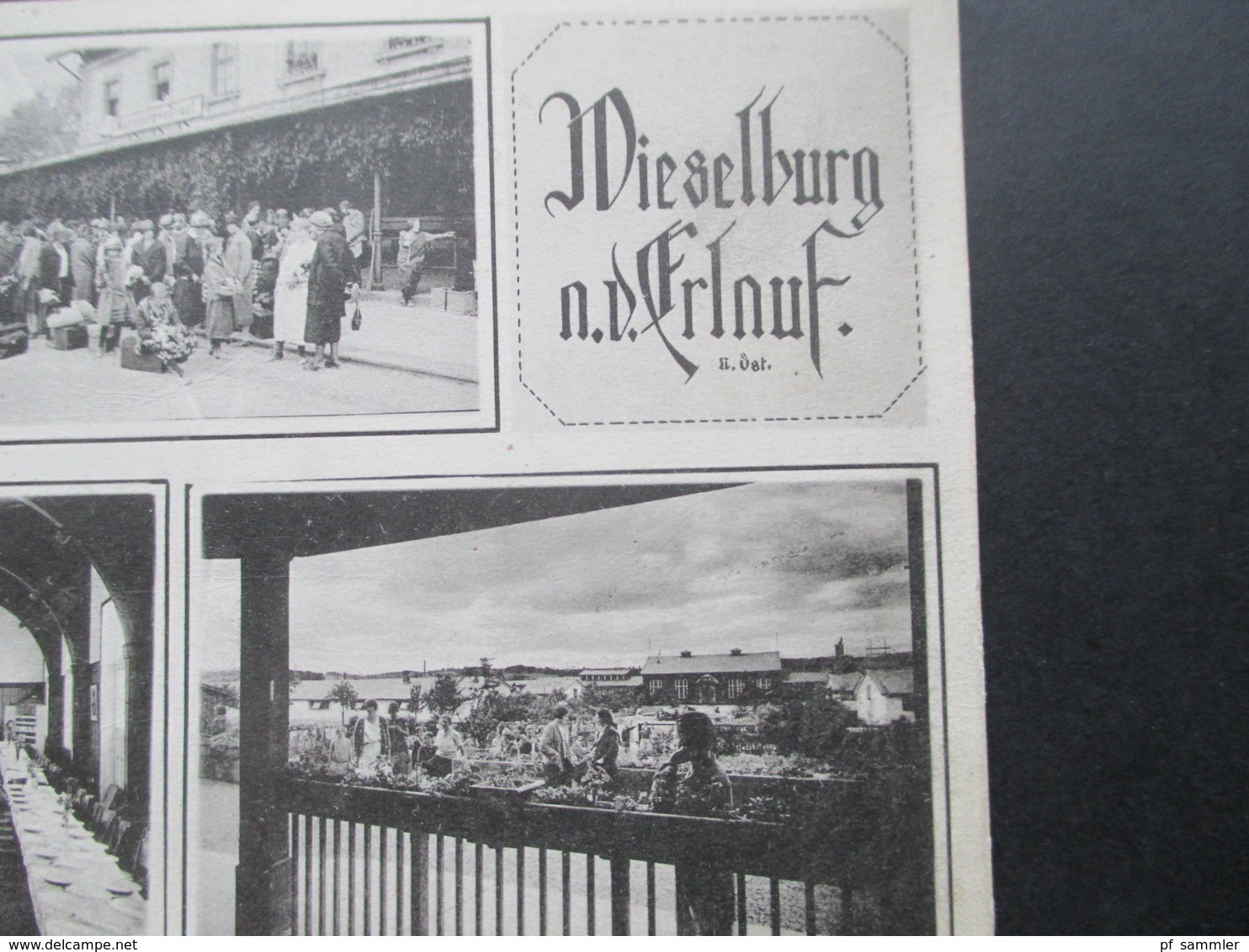 Österreich 1925 Mehrbildkarte Lehrmädchen Erholungsheim Wieselburg A.d. Erlauf Phot. J. Perscheid, Wien III - Hoteles & Restaurantes