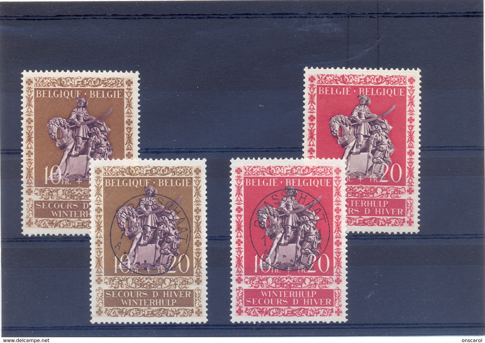 Nrs. 613/614 Prachtig Gestempeld + Postgaaf ** MNH Zeer Mooi - Used Stamps