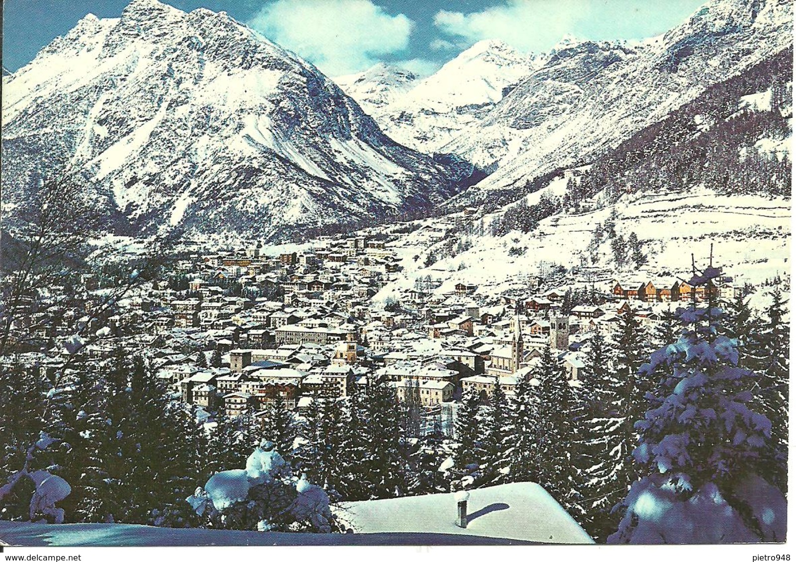 Bormio (Sondrio) Panorama Invernale, General View In Winter, Vue Generale En Hiver - Sondrio