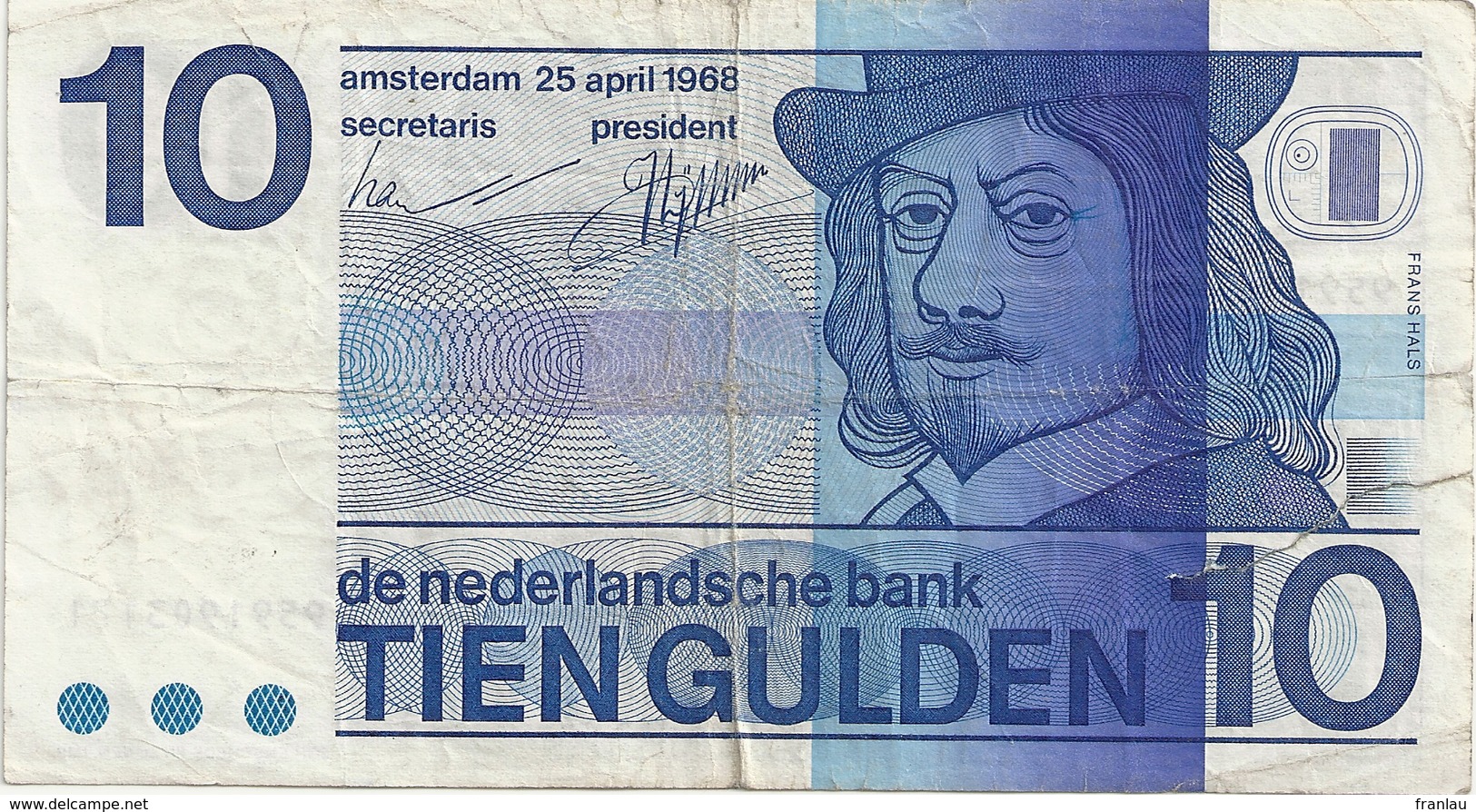 Pays Bas 10 Gulden 1968 - 10 Gulden