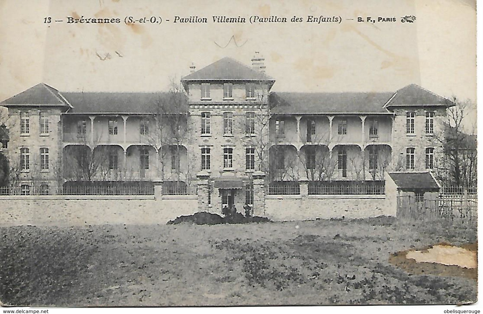 [94] Val De Marne > Limeil Brevannes HOPITAL PAVILLON VILLEMIN POUR ENFANTS BF13 - Limeil Brevannes