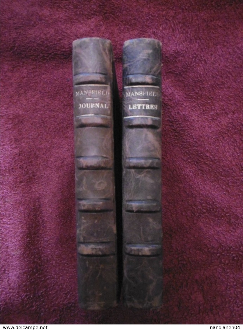 2 Livres  - Katerine Mansfield - Journal & Lettres - 1941 - 1901-1940
