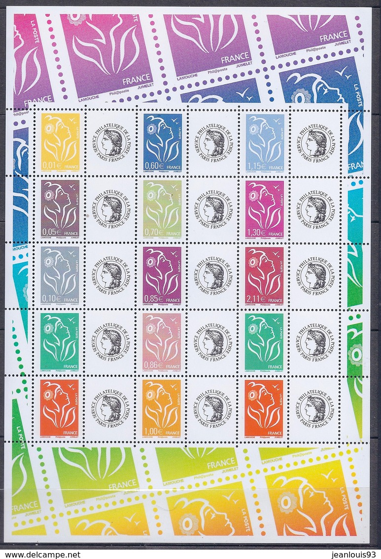 FRANCE - F4048A  FEUILLE LAMOUCHE DENTELES NEUF** MNH COTE 250 EUR - Autres & Non Classés