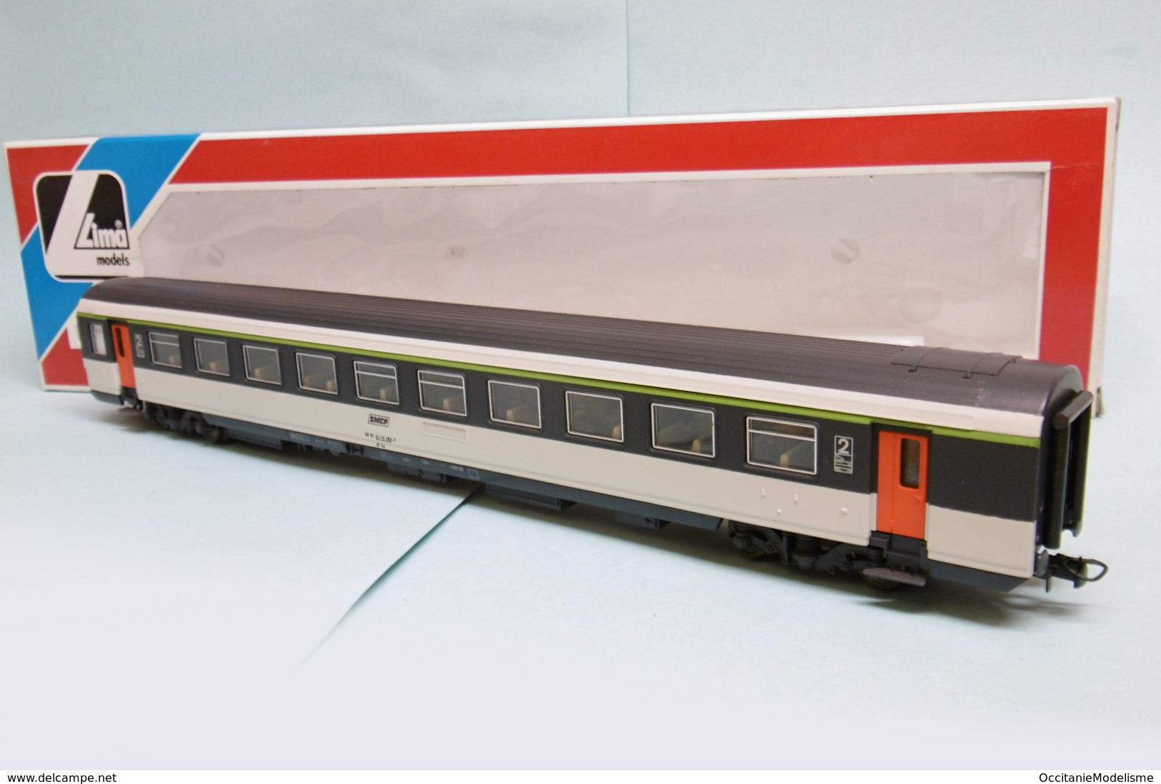 Lima - VOITURE CORAIL 2ème Classe B11 Tu SNCF Réf. 30 9185 BO HO 1/87 - Scompartimento Viaggiatori