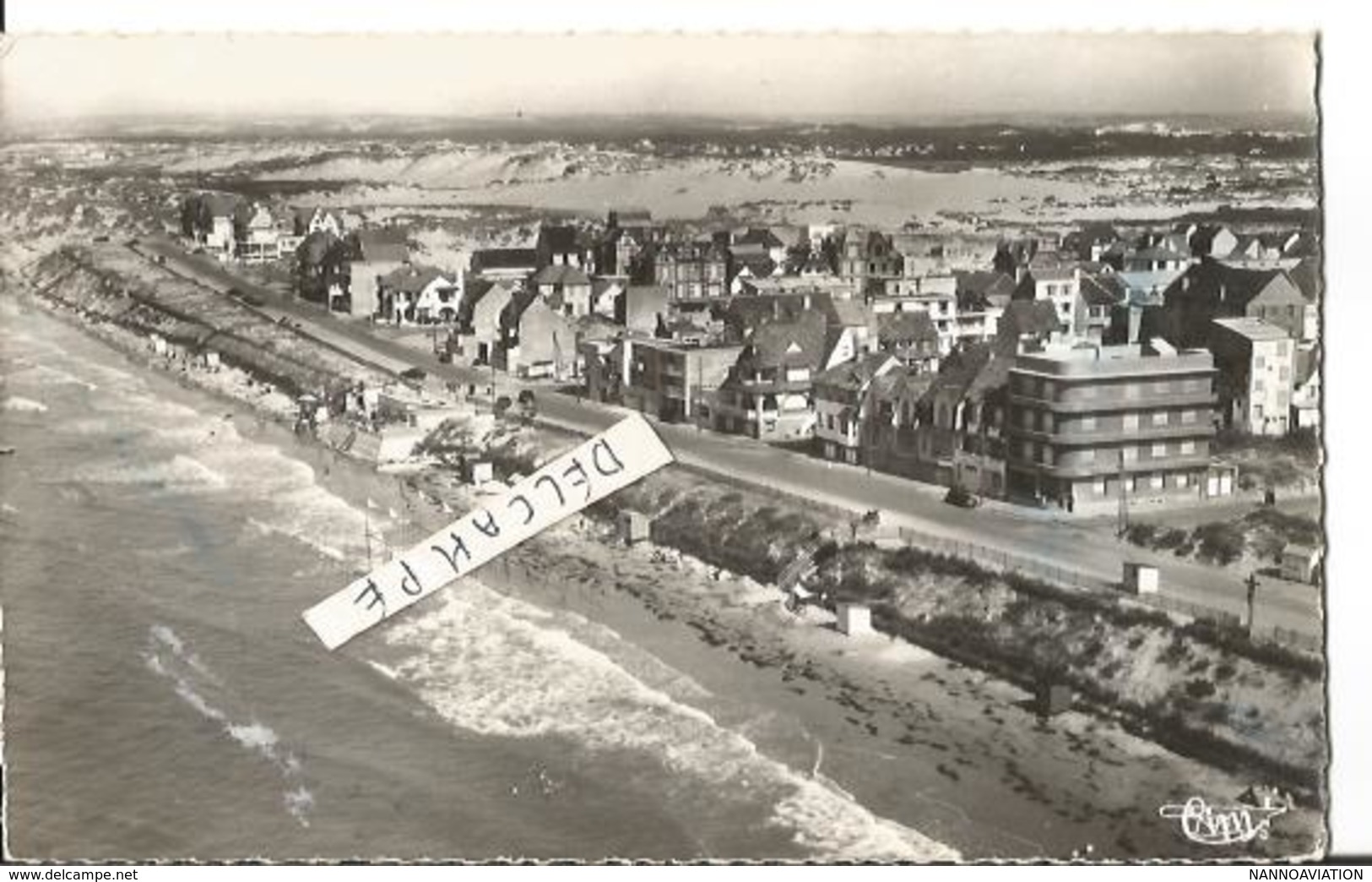 CP MERLIMONT VUE GENERAL AERIENNE - Le Touquet