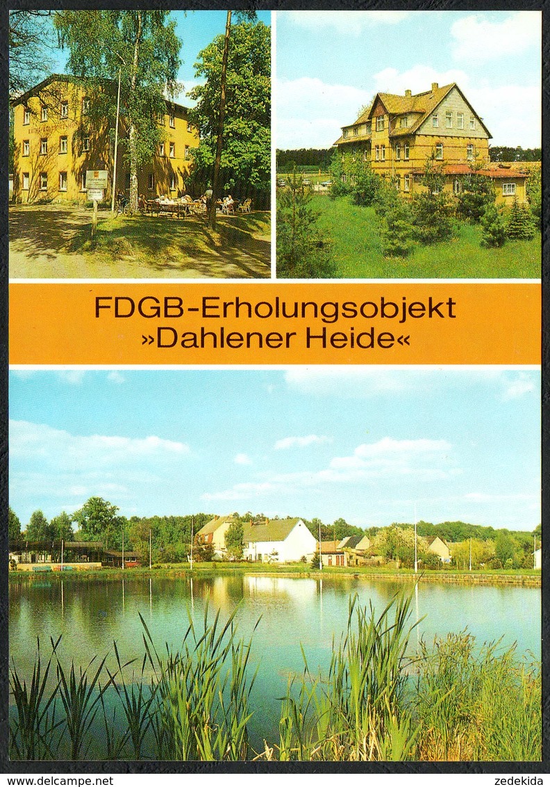 D2829 - TOP Kreis Oschatz FDGB Ferienobjekt Dahlener Heide Schmannewitz Dahlen Schöna - Bild Und Heimat Reichenbach - Oschatz
