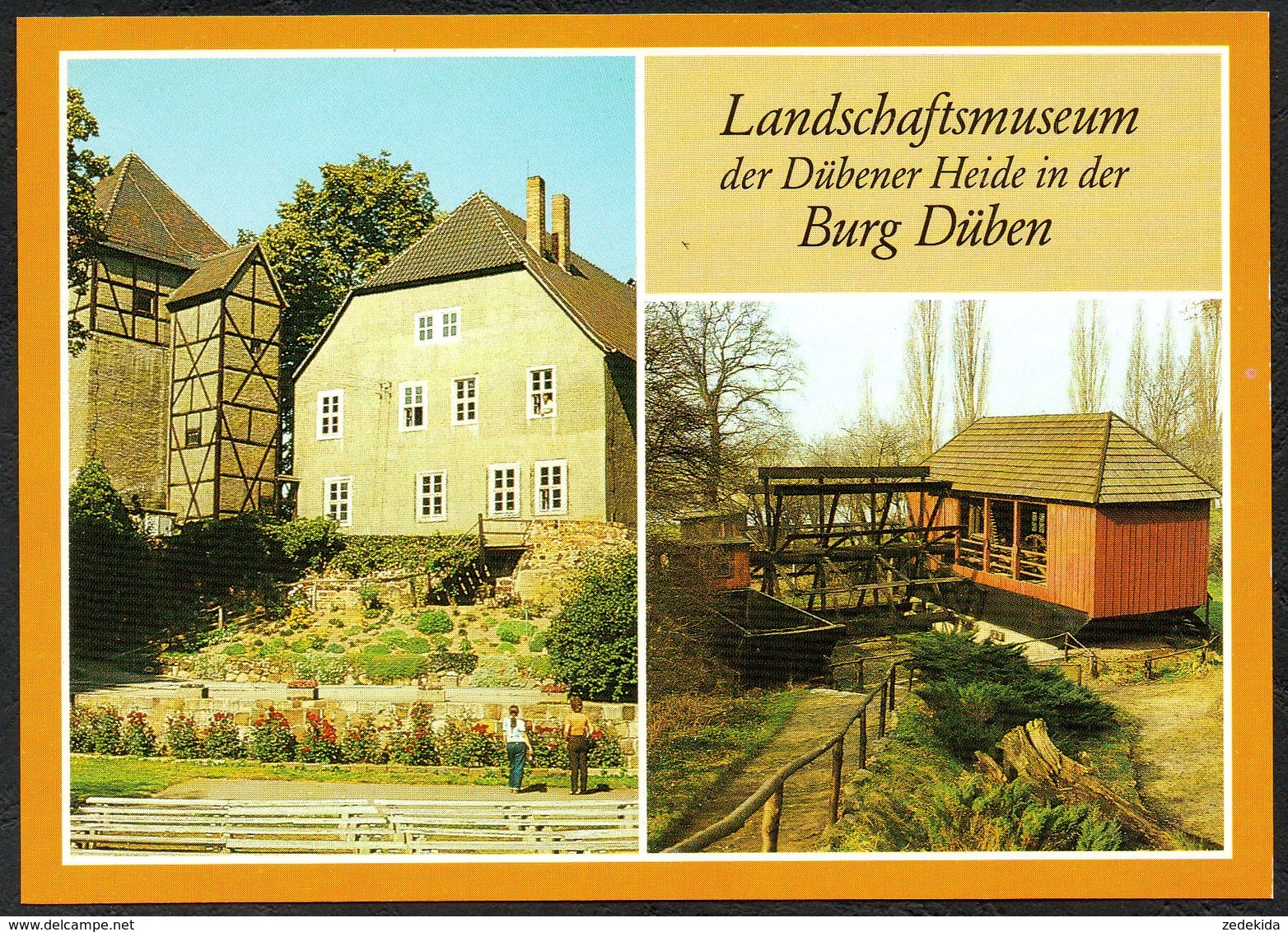 D2834 - TOP Bad Düben Landschaftsmuseum Burg Düben Museum - Bild Und Heimat Reichenbach - Bad Dueben