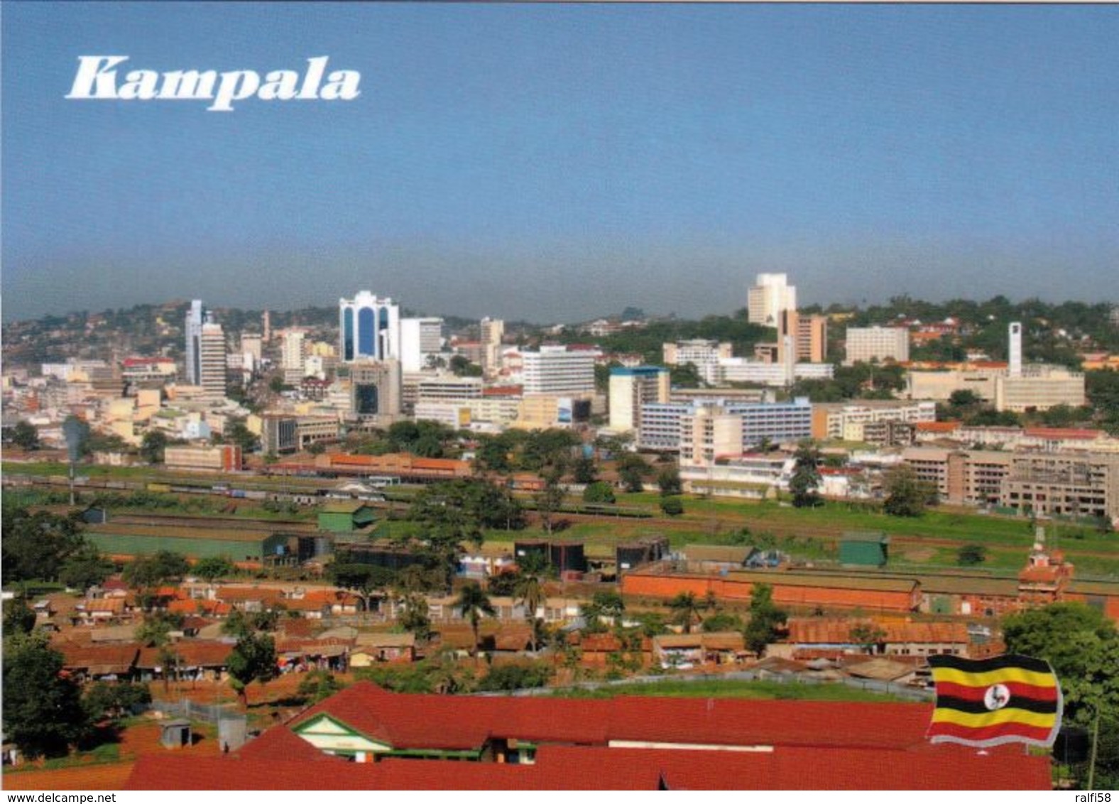 1 AK Uganda * Blick Auf Die Hauptstadt Kampala - Luftbildaufnahme * - Uganda