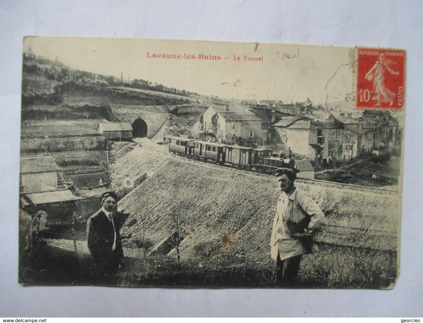 LACAUNE-LES-BAINS     -   TRAIN          COIN BAS D.  USE - Autres & Non Classés