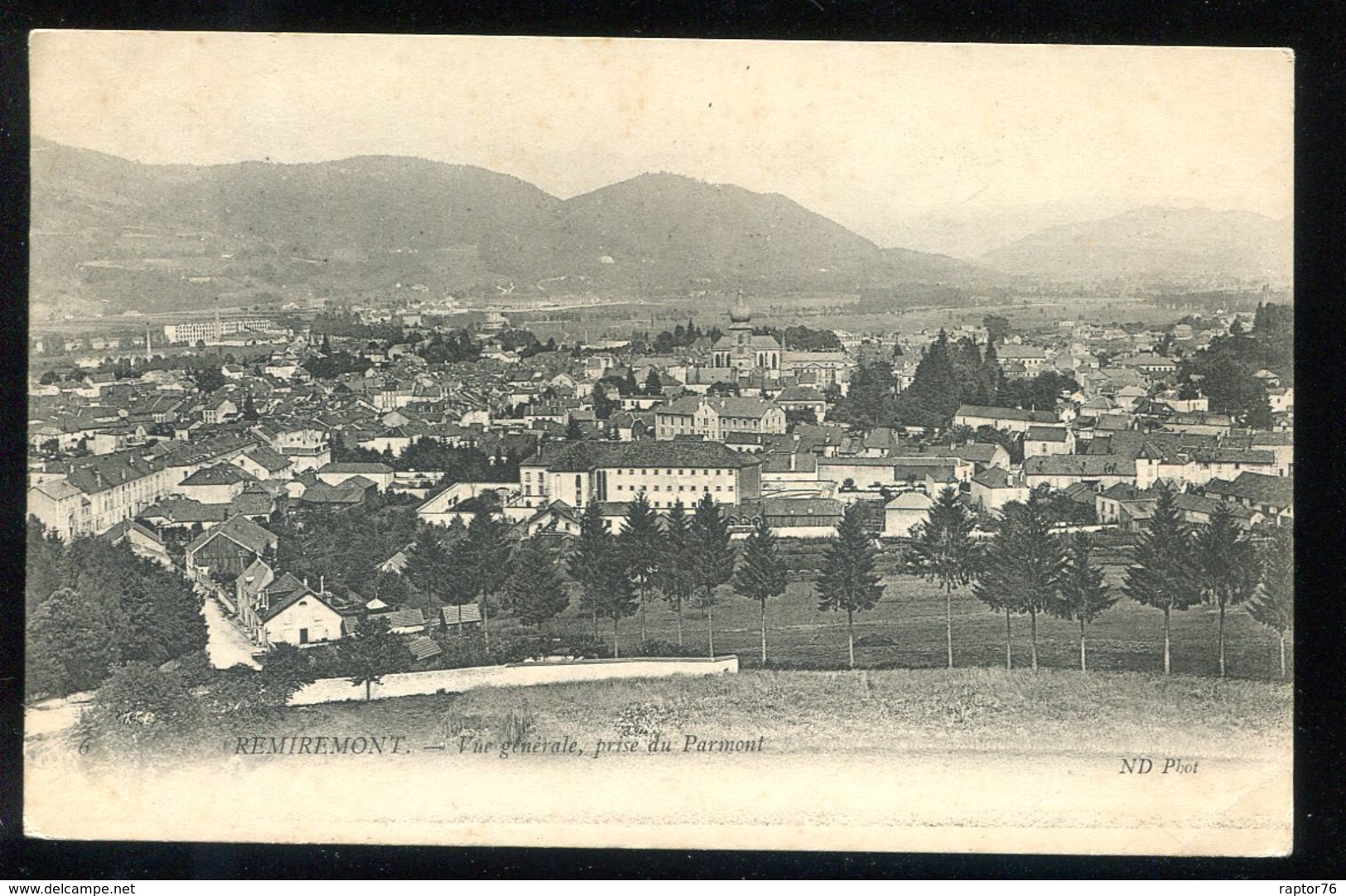 CPA 88 REMIREMONT Vue Générale Prise Du Parmont - Remiremont