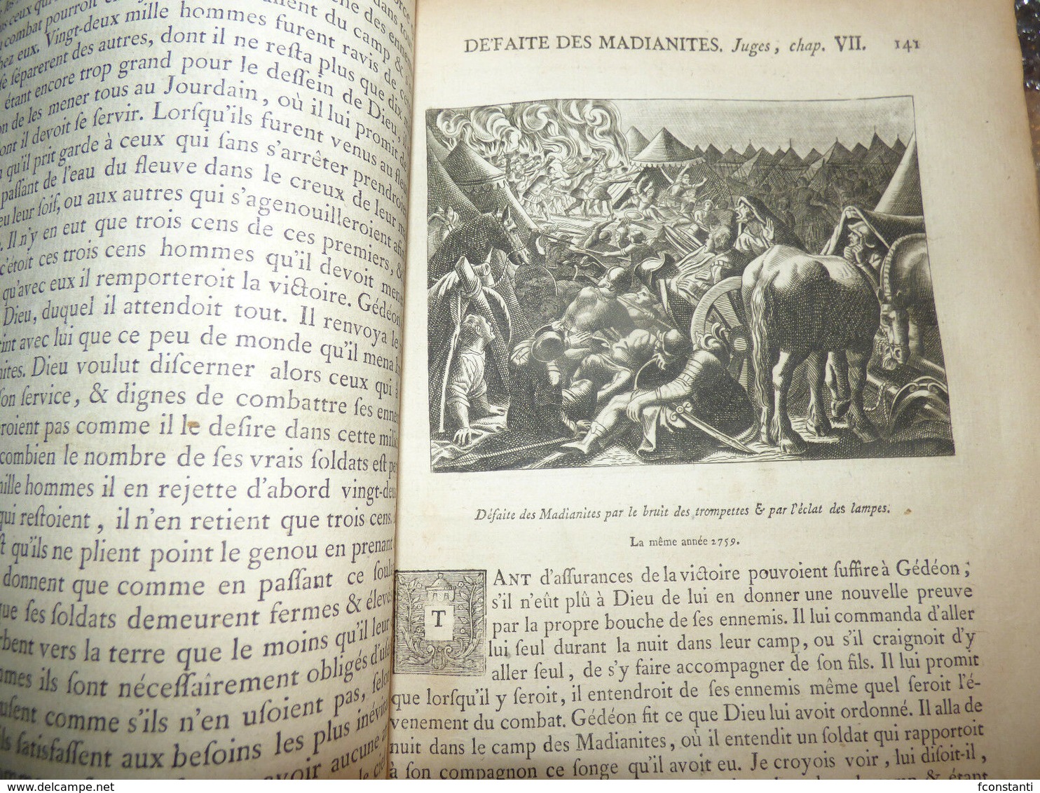 ISAAC LEMAISTRE DE SACY L'HISTOIRE DU VIEUX ET DU NOUVEAU TESTAMENTS 1770 - Before 18th Century