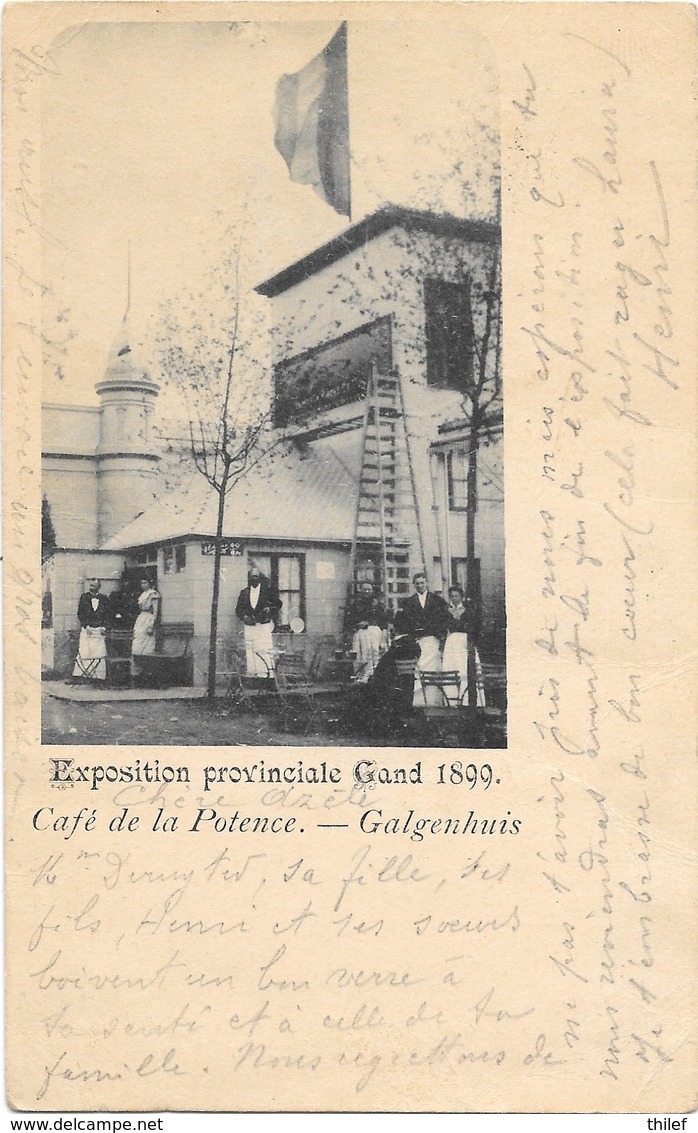 Exposition Provinciale Gand 1899 NA1: Café De La Potence 1899 - Expositions