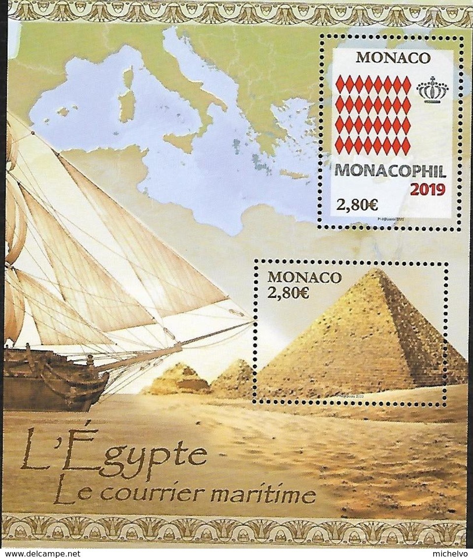 Monaco 2019 - Bloc - MonacoPhil 2019  ** - Unused Stamps