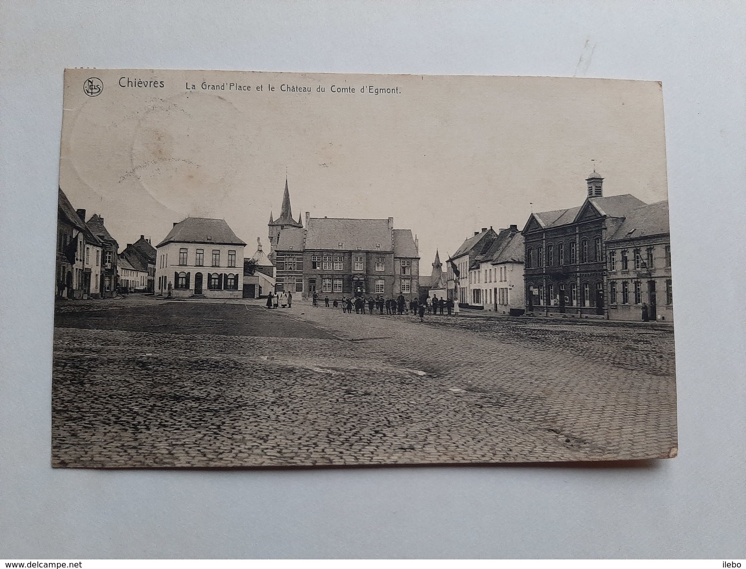 Chièvres La Grand' Place Et Le Chateau Du Comte D'egmont 1921 Belgique - Chievres