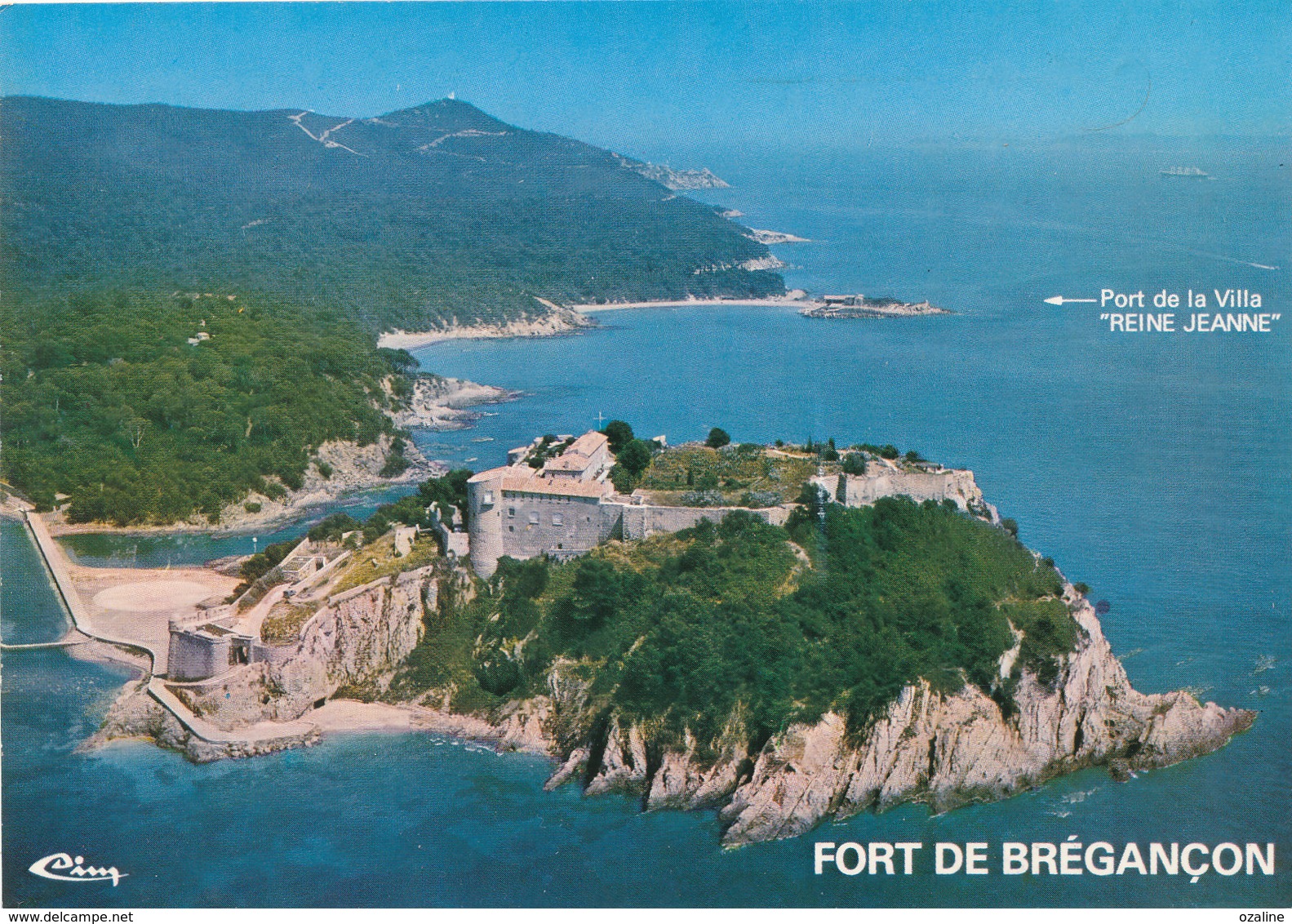 Carte Bormes Les Mimosas  Fort De Bregançon Residence D Ete Du President De La Republique - Bormes-les-Mimosas