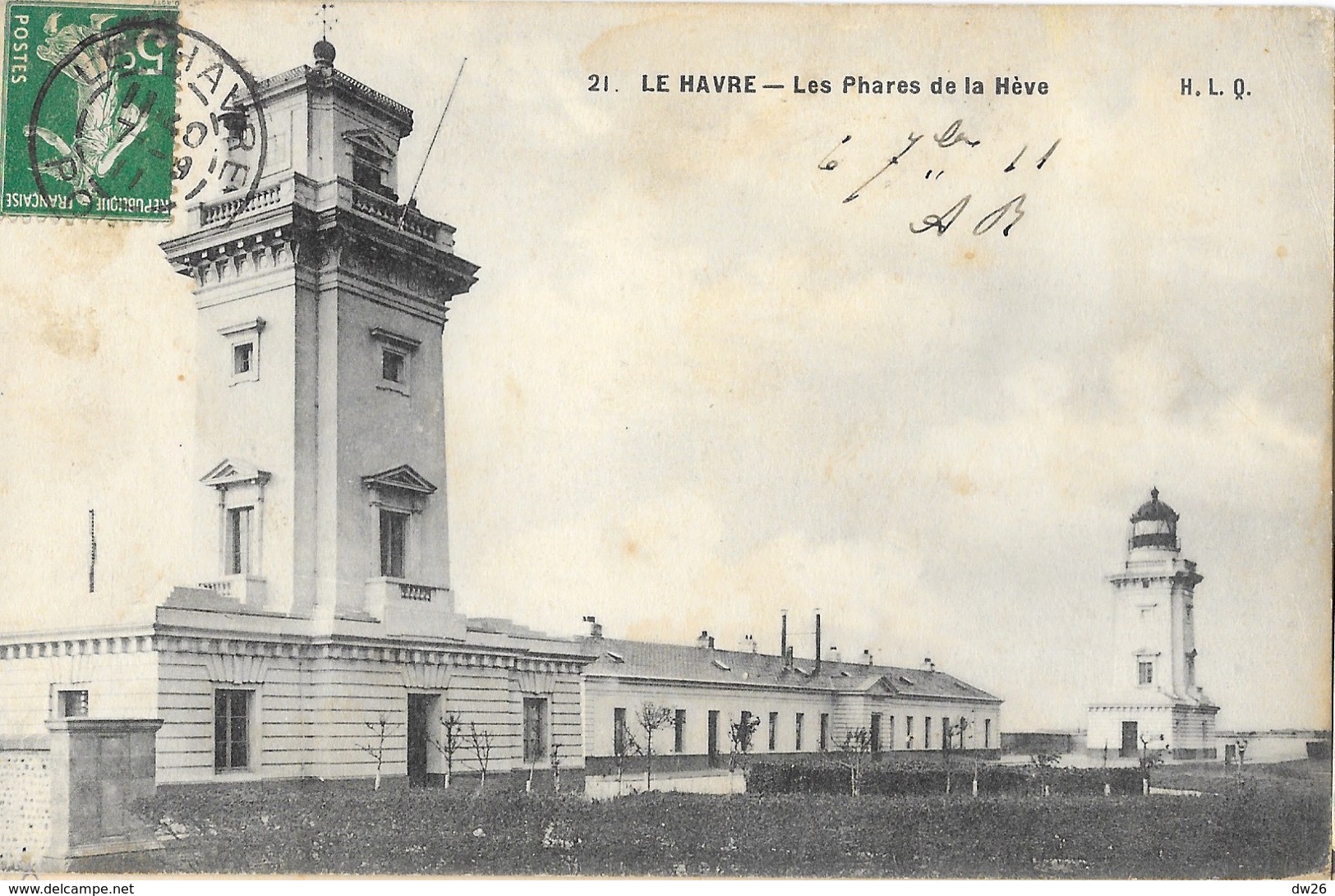 Le Havre - Les Phares De La Hêve - Carte H.L.Q. N° 21 - Fari