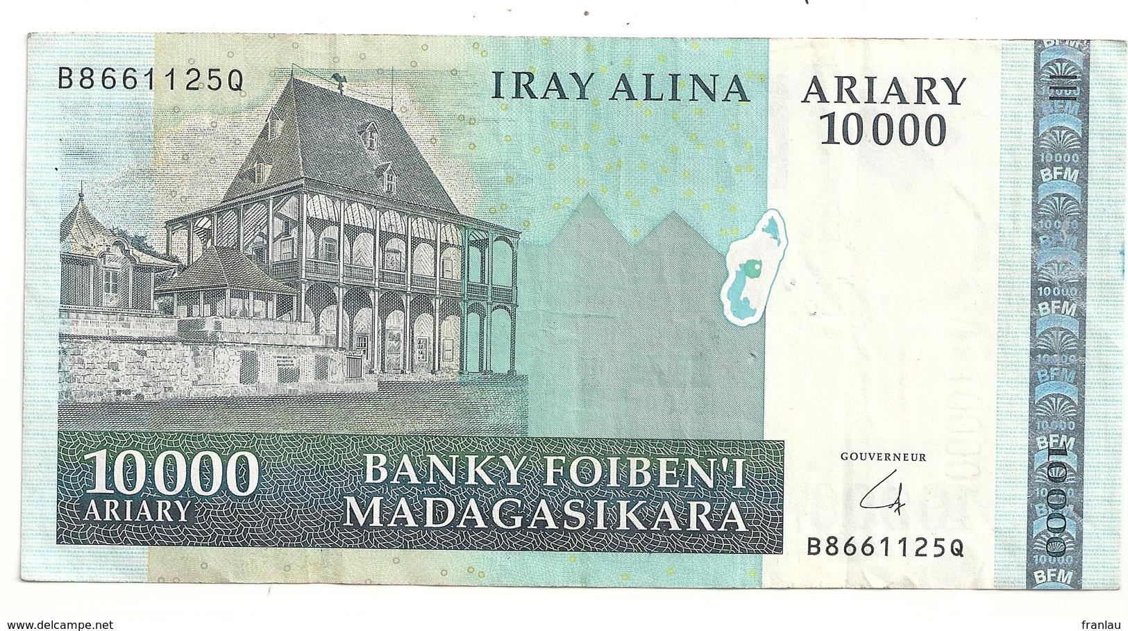 Madagascar 10000 Francs Superbe - Madagascar