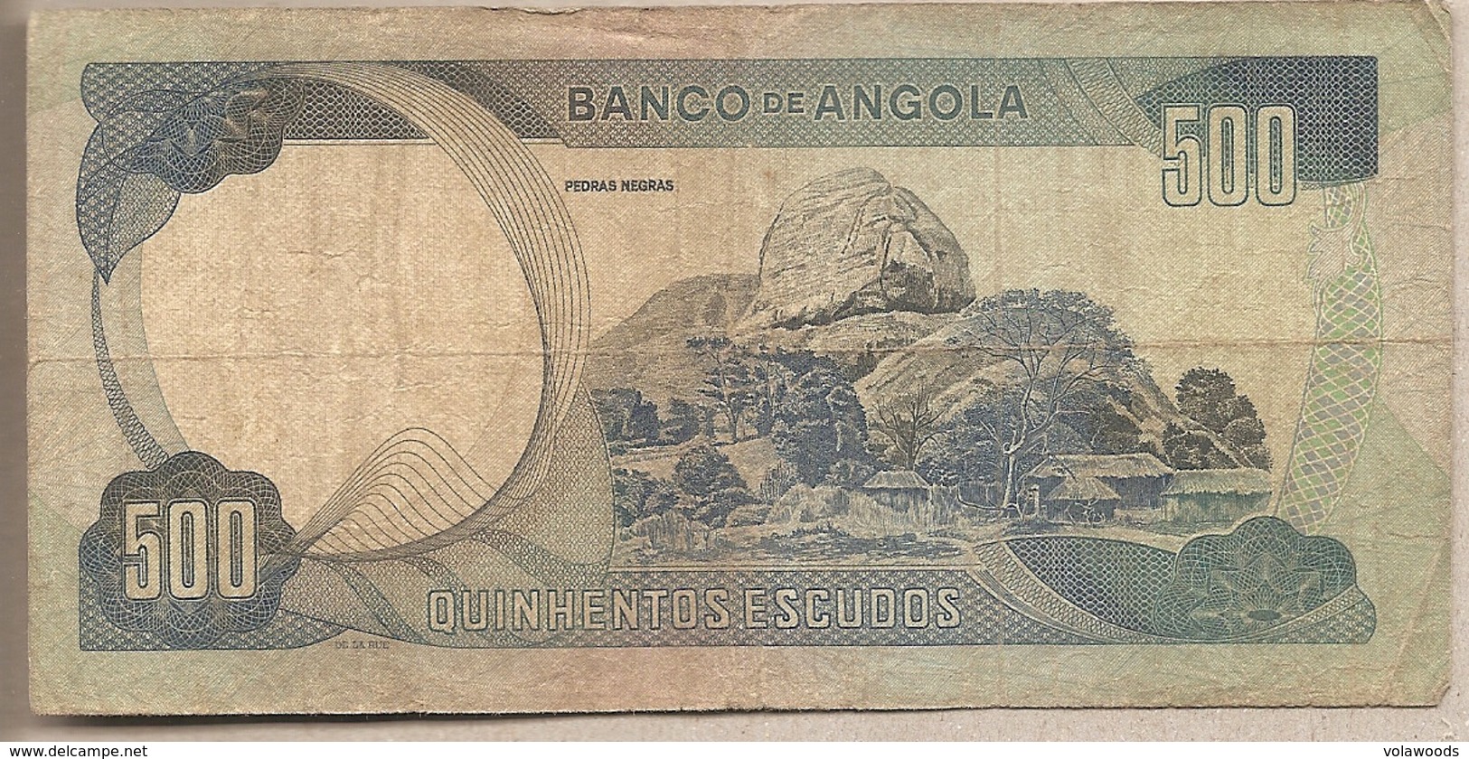 Angola - Banconota Circolata Da 500 Scudi P-102 - 1972 #18 - Angola