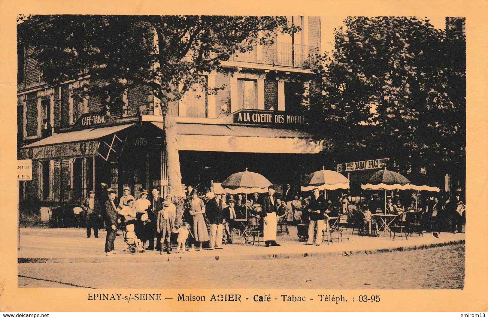 93 Epinay Sur Seine Maison Agier Café Tabac La Civette Animation - Other & Unclassified