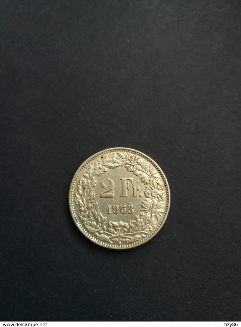 Moneta SVIZZERA 2 Fr. 1953 - Silver - Altri & Non Classificati