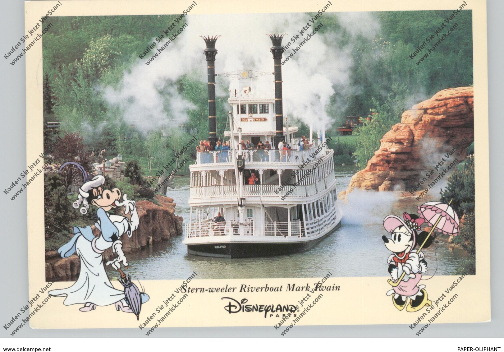 DISNEY - DISNEYLAND PARIS, Stern-weeler Riverboat Mark Twain - Disneyland