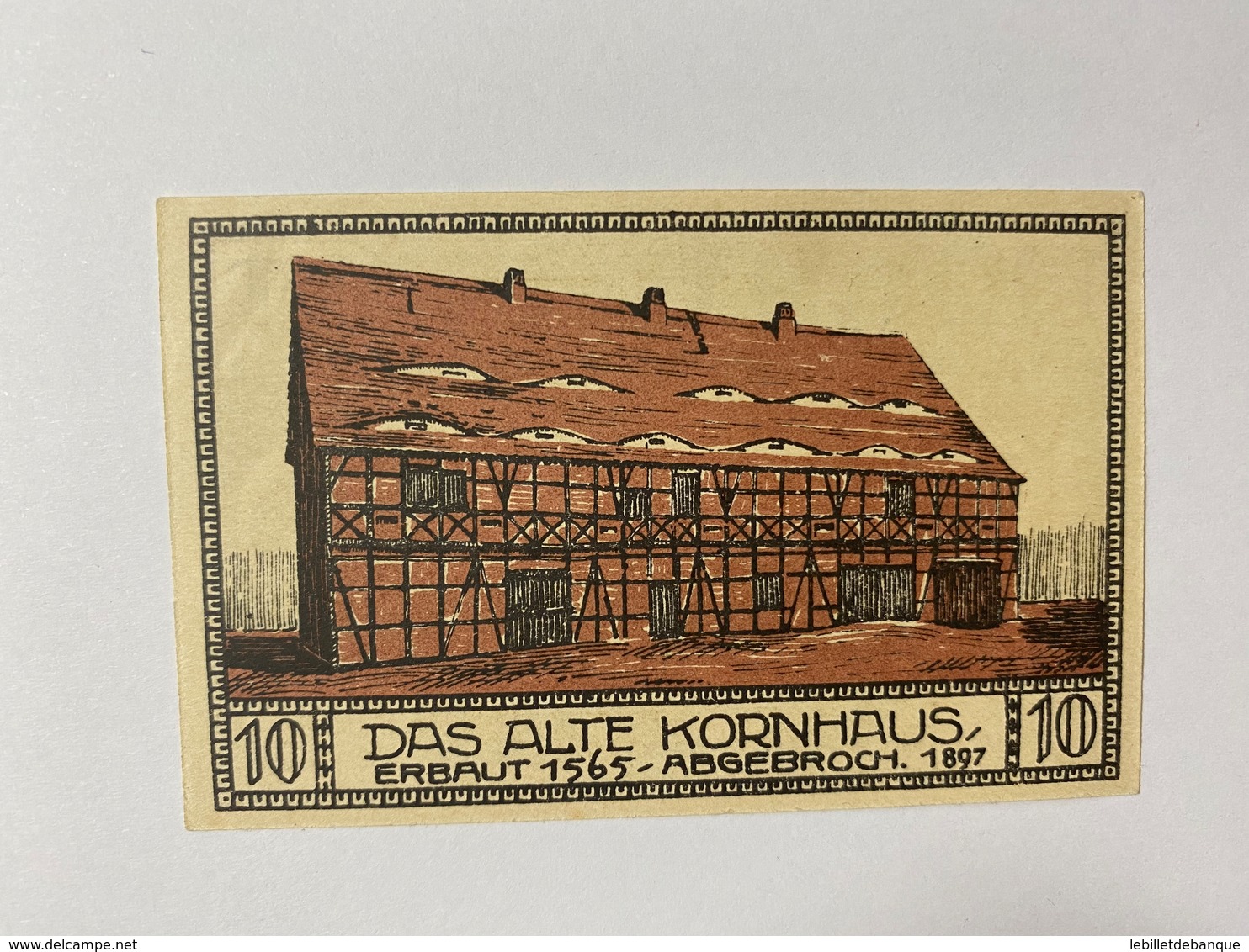 Allemagne Notgeld Bitterfeld 10 Pfennig - Collections