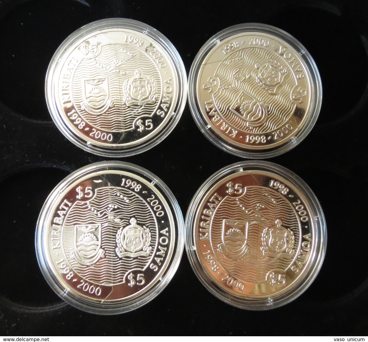 Kiribati - Samoa 8 Coins X 5 $ 1998 - 2000 - Kiribati