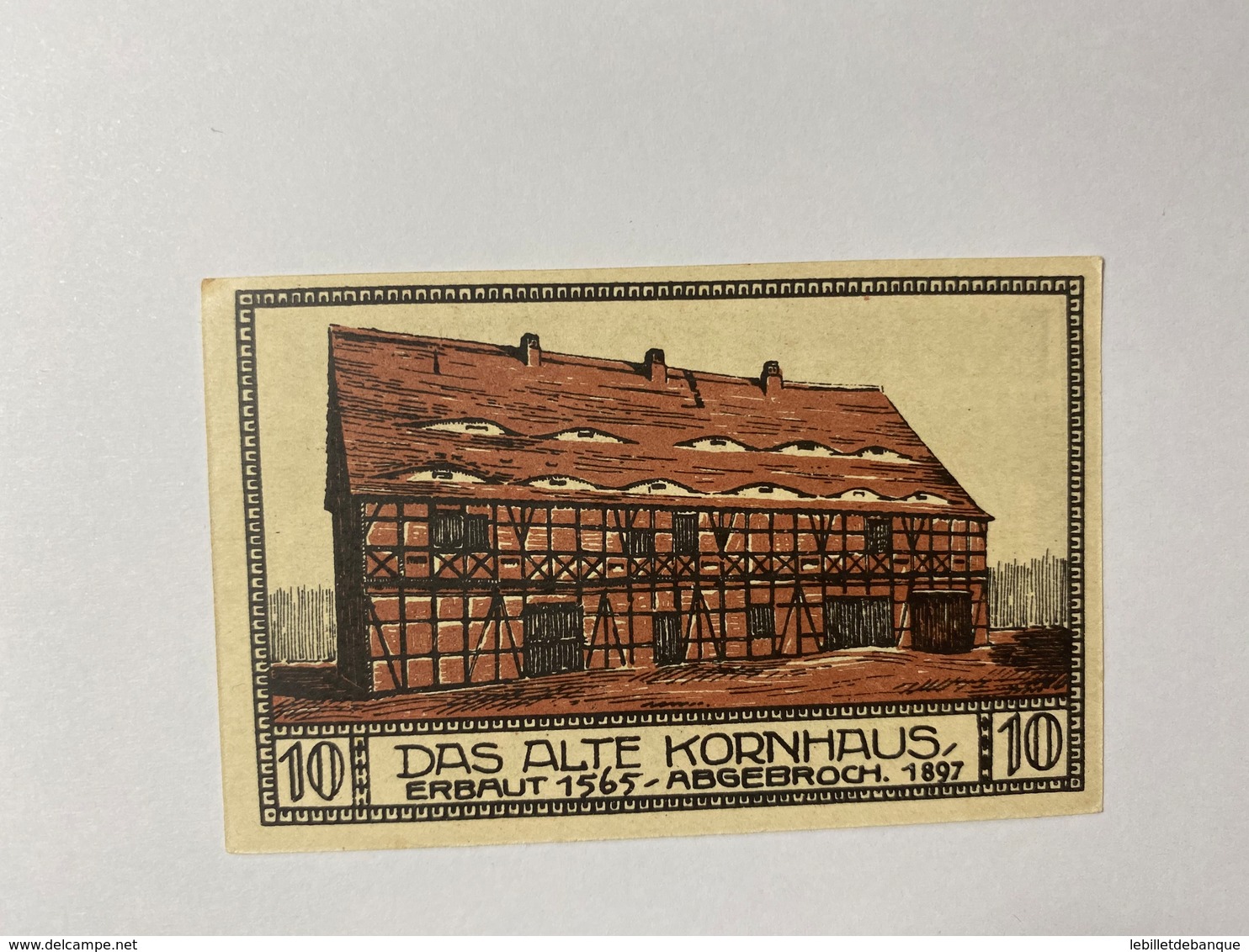 Allemagne Notgeld Bitterfeld 10 Pfennig - Collections