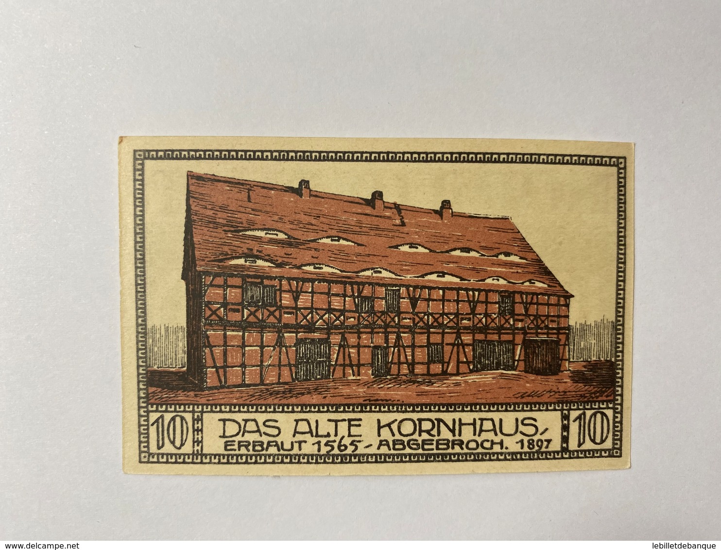 Allemagne Notgeld Bitterfeld 10 Pfennig - Collections