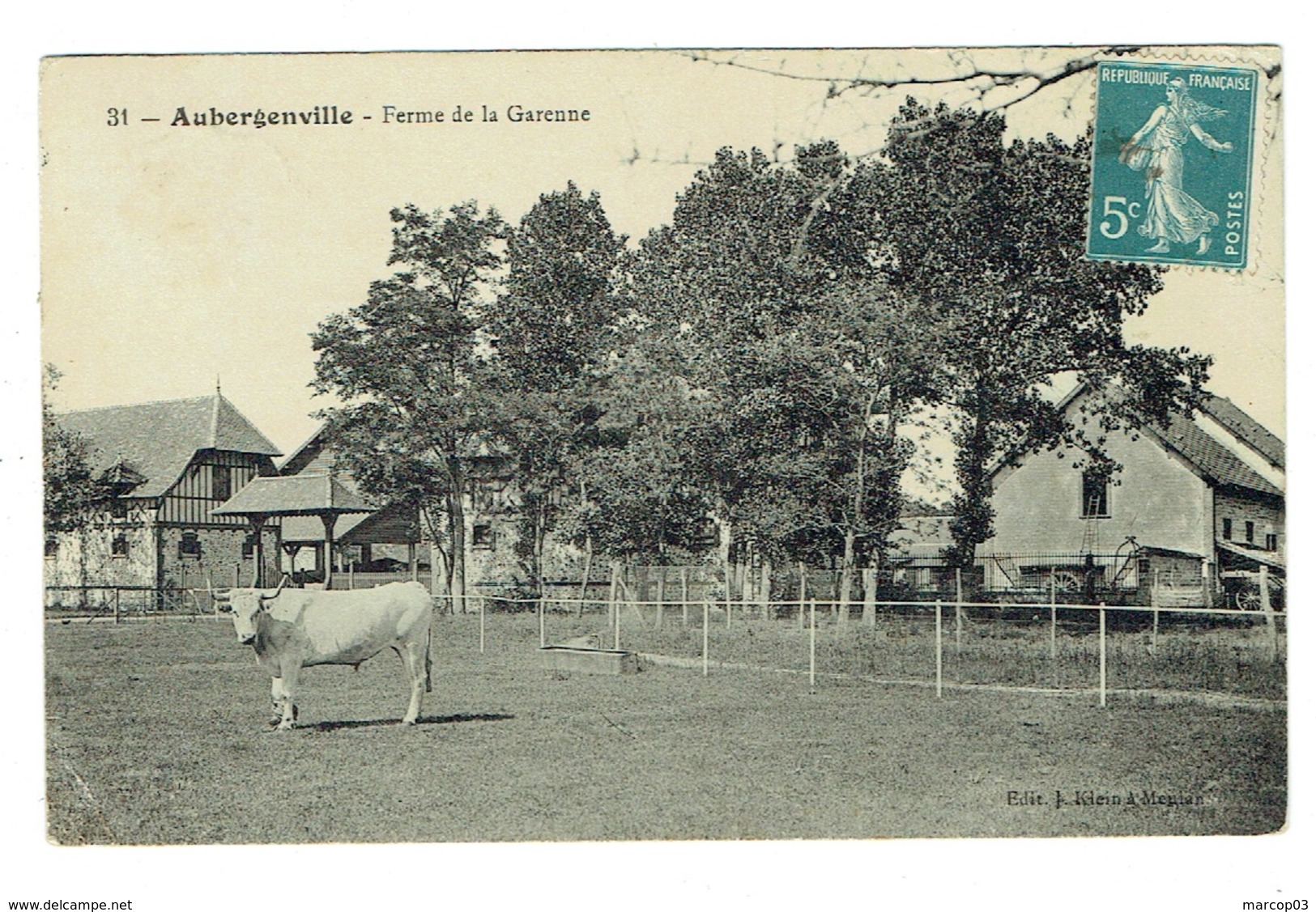 78 YVELINES AUBERGENVILLE Ferme De La Garenne - Autres & Non Classés