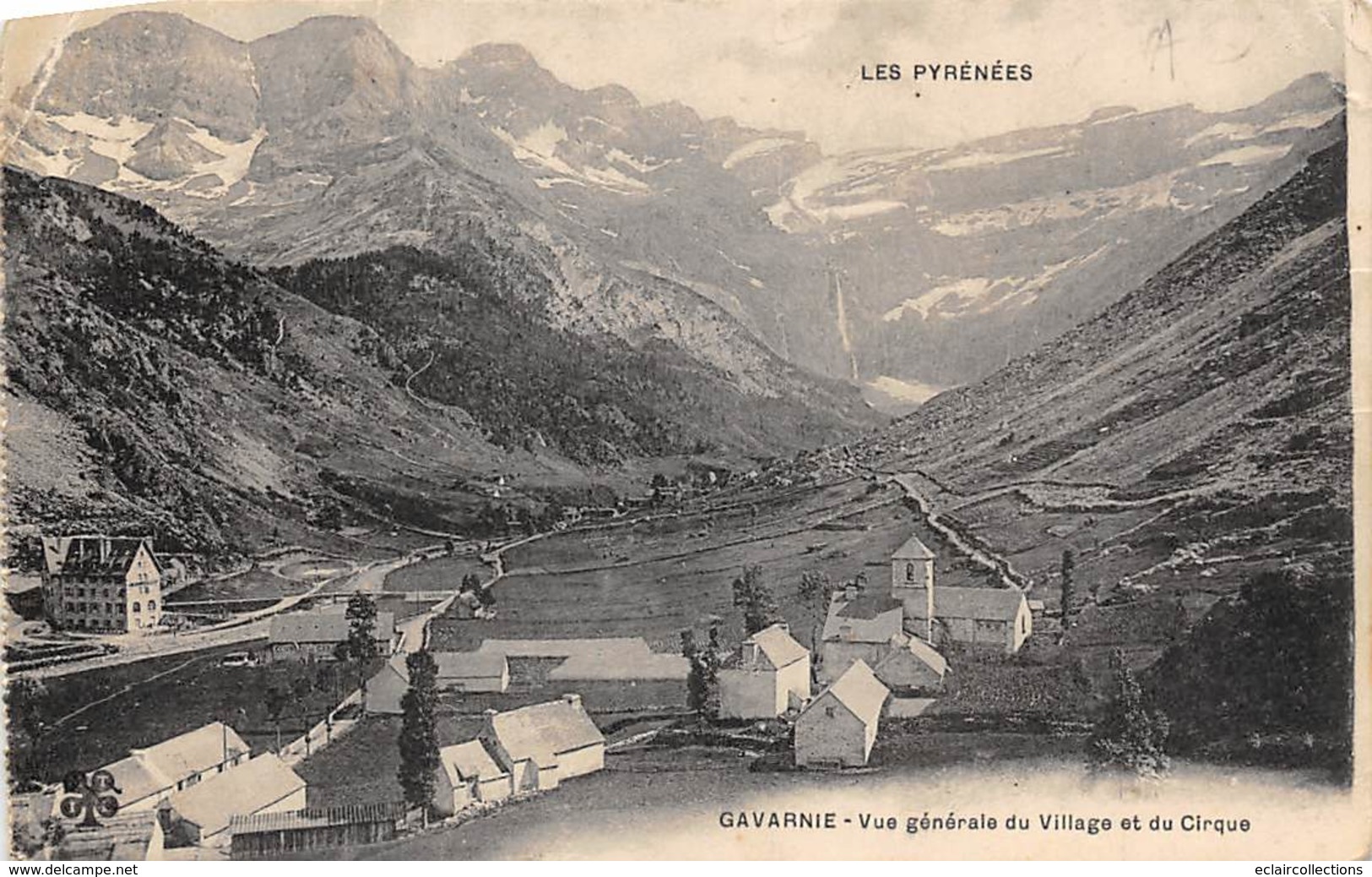 Gavarnie       65      Panorama Du Village Et Du Cirque      (voir Scan) - Gavarnie