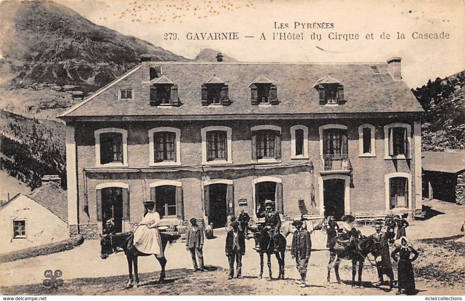 Gavarnie       65         Hôtel Du Cirque Et De La Cascade        (voir Scan) - Gavarnie