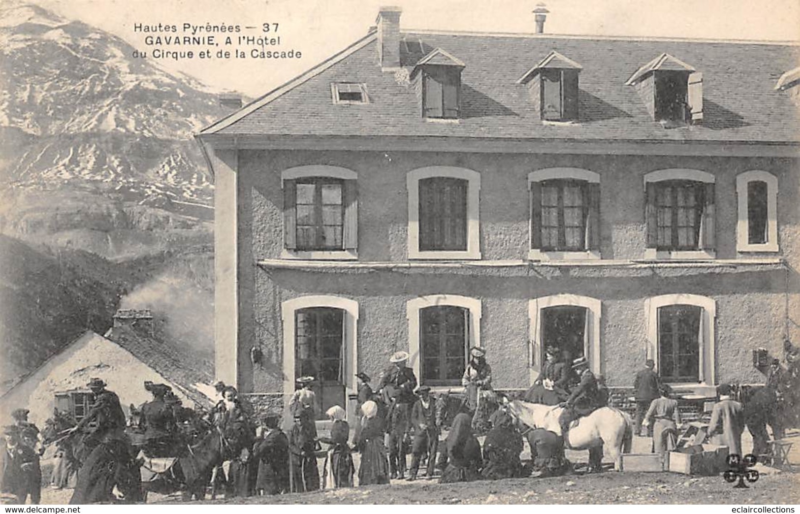 Gavarnie       65         Hôtel Du Cirque Et De La Cascade    2    (voir Scan) - Gavarnie