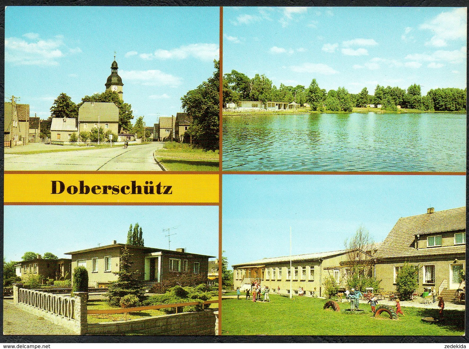 D2848 - TOP Doberschütz Kr. Eilenburg Freibad Kindergarten - Bild Und Heimat Reichenbach - Eilenburg