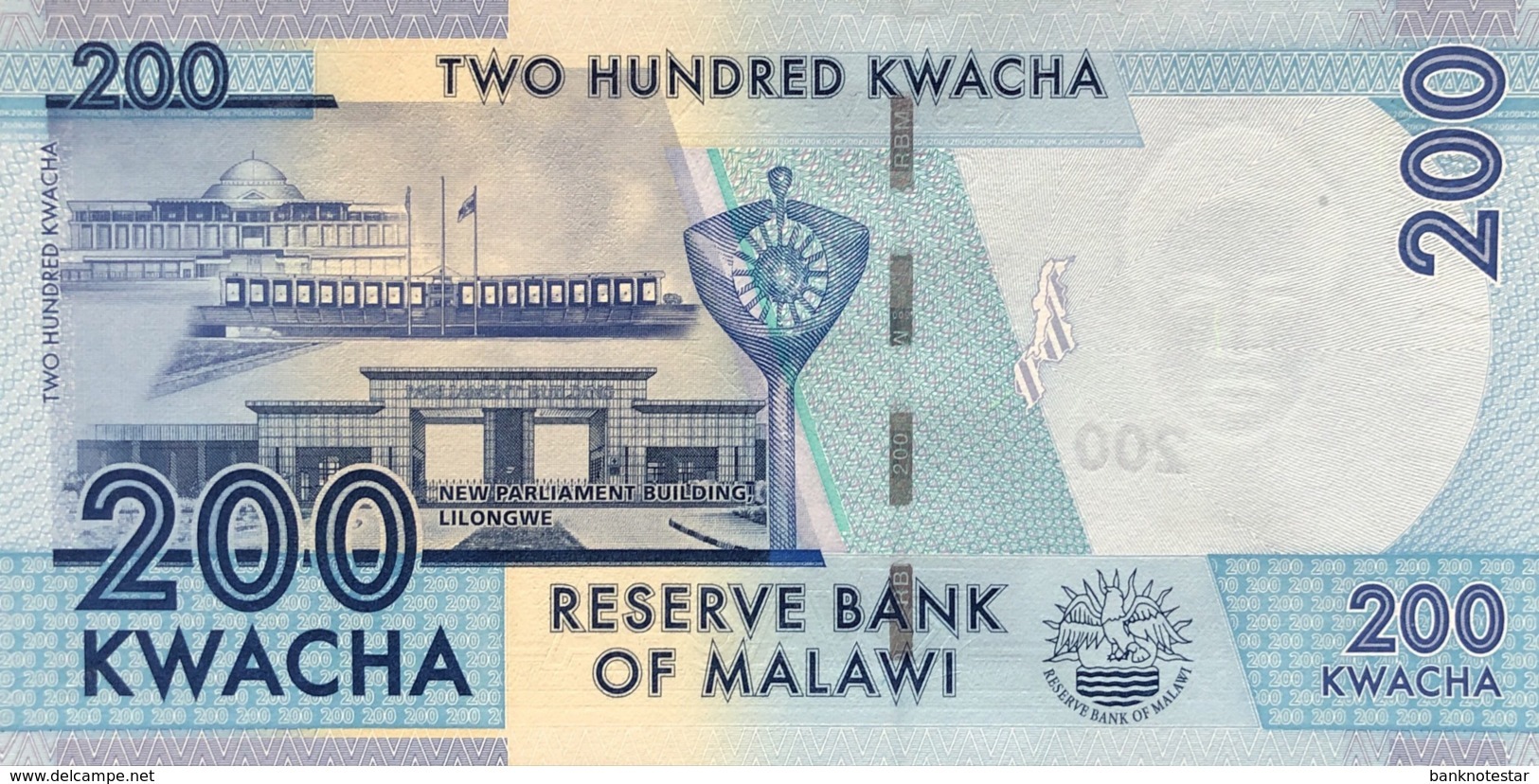 Malawi 200 Kwacha, P-60a (1.1.2012) - UNC - Malawi