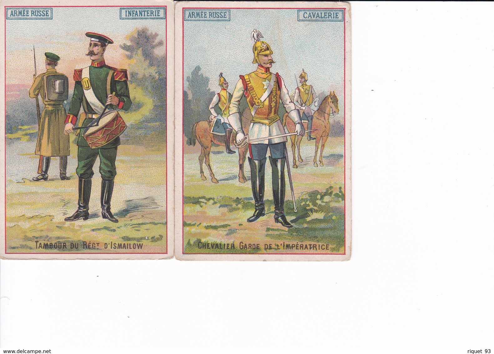 Lot 9 Images - Armée Russe - Dos  Divers -Voir Scans - Autres & Non Classés