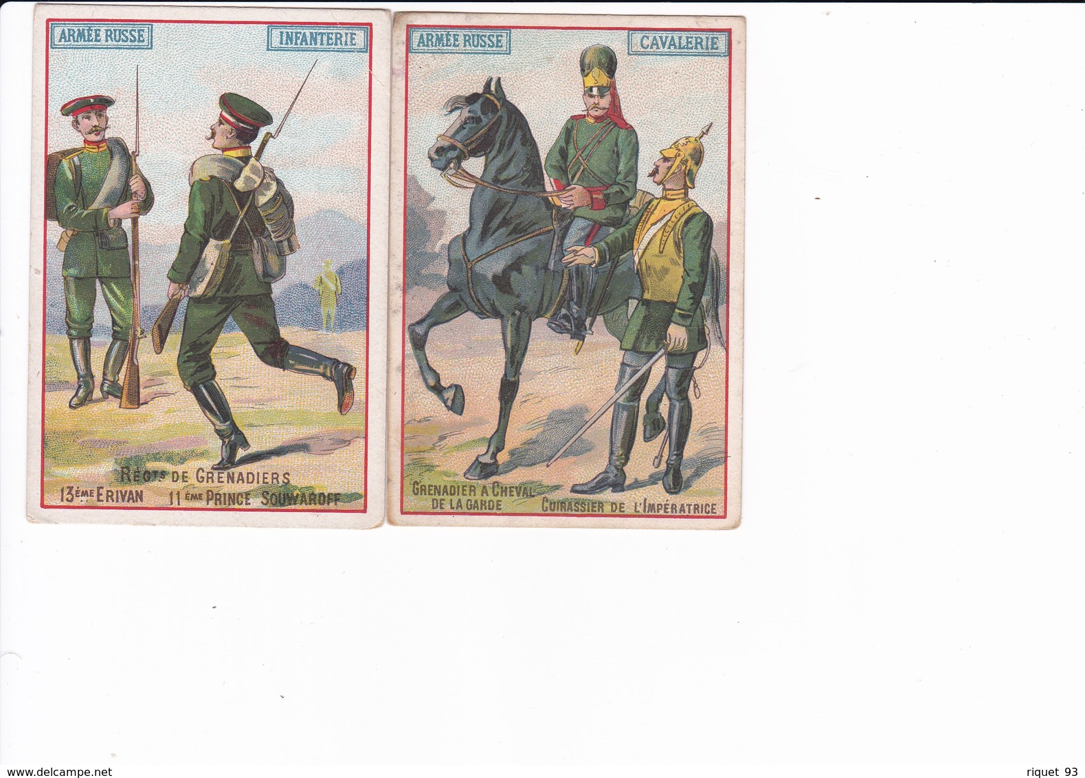 Lot 9 Images - Armée Russe - Dos  Divers -Voir Scans - Other & Unclassified