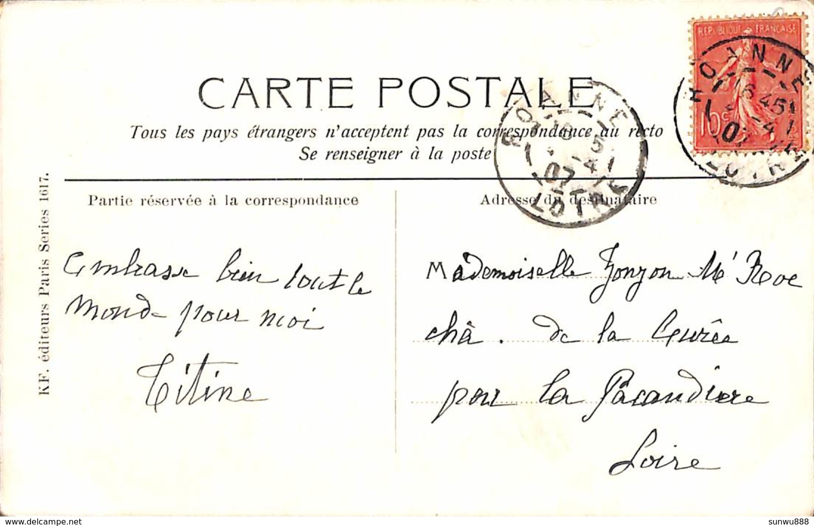 Ferme Elevage Poules (KF Editeurs Paris 1907) - Fermes