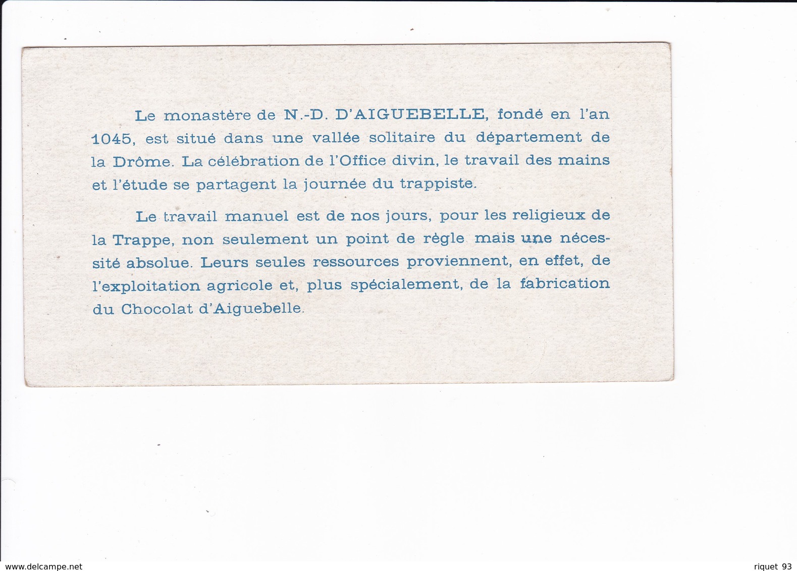 Lot 10 Images Diverses- Chocolaterie D'Aiguebelle - Dessin, Paysages, Oiseaux Voir Scans - Autres & Non Classés