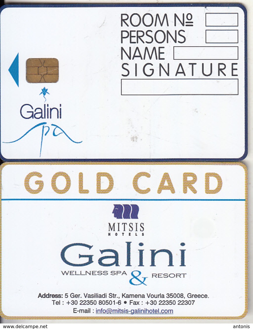 GREECE(chip) - Mitsis Hotels/Galini, Hotel Keycard, Used - Cartes D'hotel