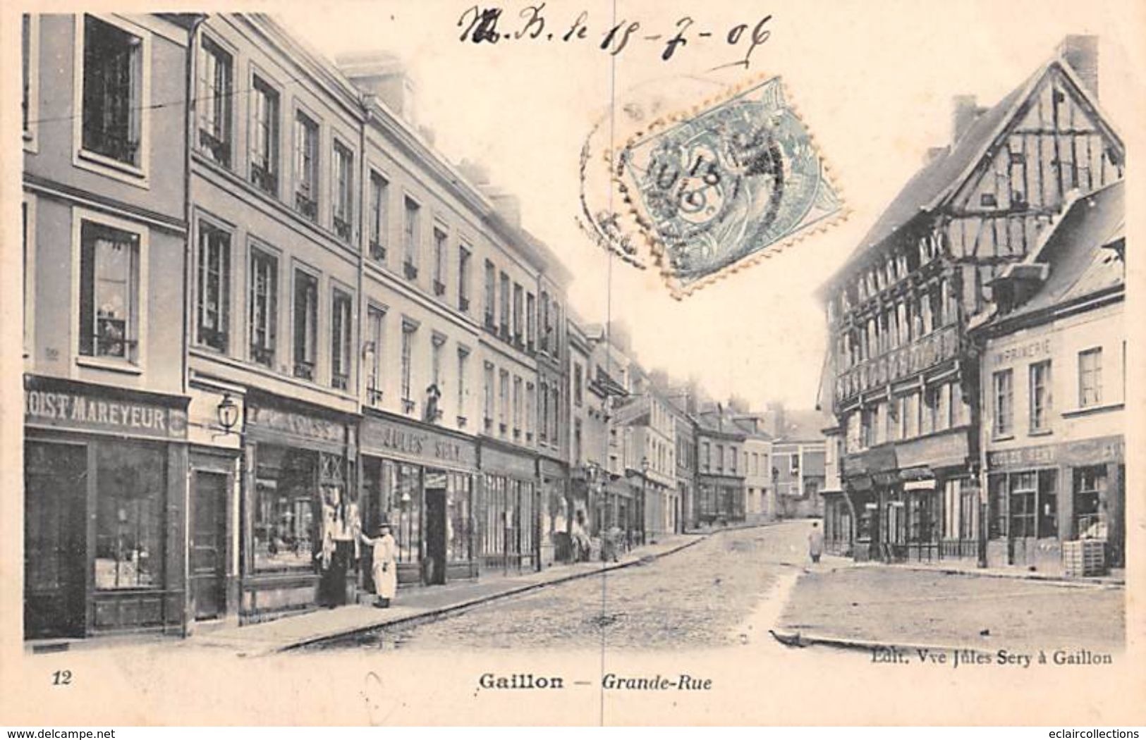 Gaillon       27       Grande Rue            (voir Scan) - Sonstige & Ohne Zuordnung