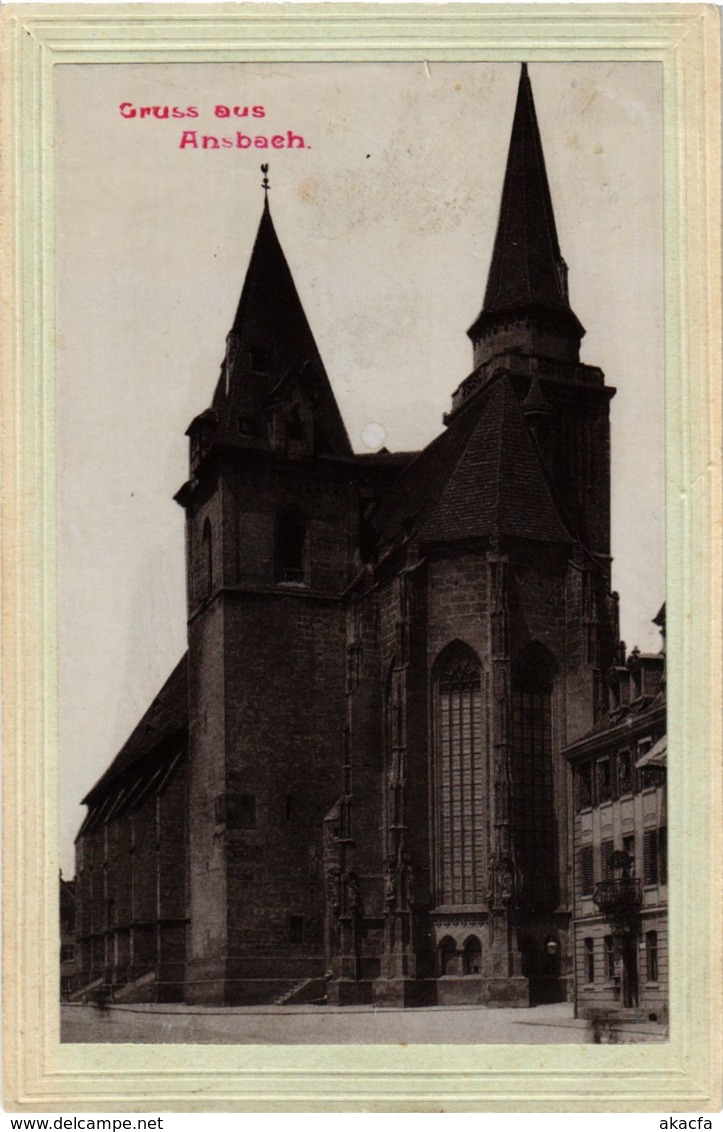 CPA AK Ansbach- Kirche GERMANY (945068) - Ansbach