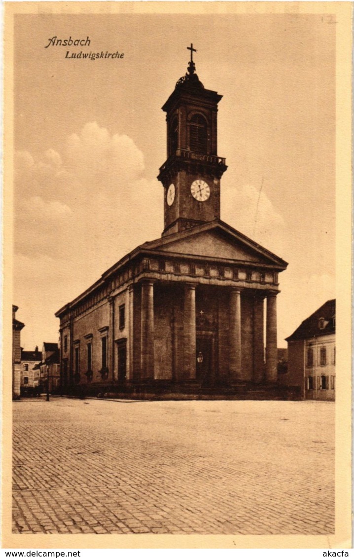 CPA AK Ansbach- Ludwigskirche GERMANY (945069) - Ansbach